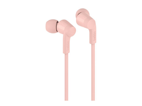 BELKIN USB-C EARBUDS W/ ADJUSTABLE VOLUME LIMITER PINK