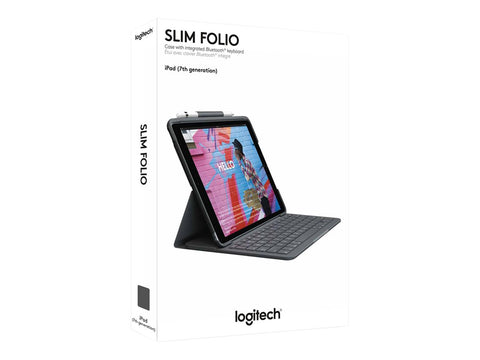 LOGITECH Slim Folio for iPad 7th & 8th generation - Graphite - Fra