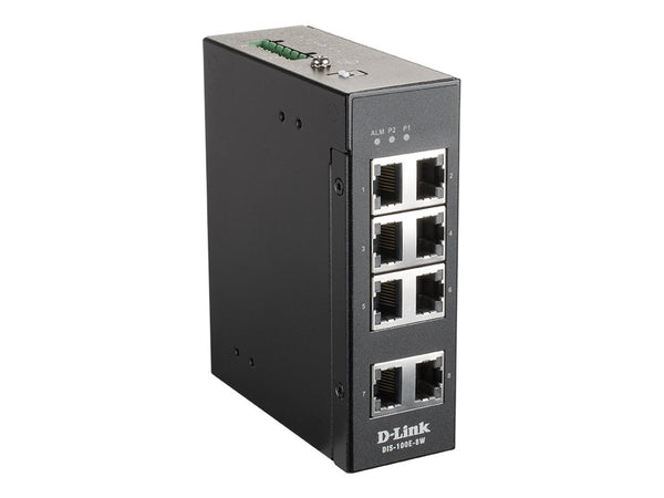 D-LINK 8-Port Unmanaged Layer2 Fast Ethernet Industrial Switch