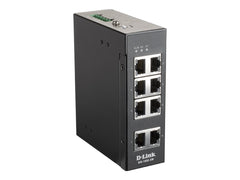 D-LINK 8-Port Unmanaged Layer2 Fast Ethernet Industrial Switch