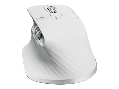 LOGITECH Master Series MX Master 3S for Mac Mouse ergonomic optical 7 buttons wireless Bluetooth 2.4 GHz pale grey for Apple MacBook