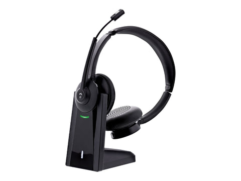 TNB Activ 1000X Professional Headset With Recharge Base Wireless Connection Bluetooth 5.0 And 24Ghz Stereo Earpads