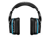 LOGITECH Gaming Headset G935 Headset 7.1 channel full size 2.4 GHz wireless 3.5 mm jack black blue