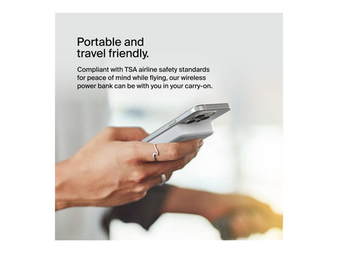 BELKIN 10k Qi2 MagSafe Compatible Powerbank with kickstand