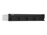 QNAP TS-832PXU-RP-4G 8-Bay rackmount NAS AL324 4Go DDR4 UDIMM RAM SATA 6Gb/s 2x 10GbE SFP+ 2x 2.5GbE 1x PCIe Gen2 x2 slot 250W