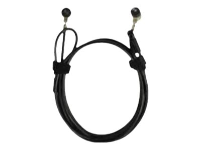 MCL Antivol double tête en câble à encoche système à clef 1.80m + 0.40m