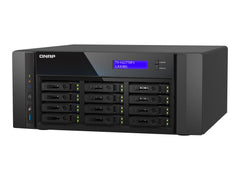 QNAP 12-bay 2.5p SATA all flash desktop NAS AMD Ryzen 7 9700X 8C 32Go UDIMM DDR5 2x10GBASE-T 2x2.5GbE 3xPCIe Gen4 1xHDMI