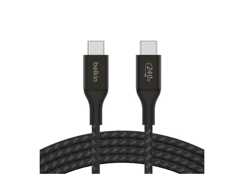 BELKIN Boost Charge 240w USB-C to USB-C Cable 2M Black