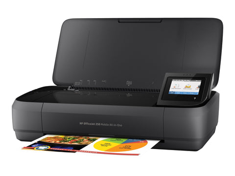 HP Officejet 250 Mobile All-in-One MFP colour inkjet A4 8ppm Copy 10ppm Print 50sheets USB Wi-Fi