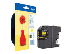 BROTHER LC-121 cartouche dencre jaune capacité standard 300 pages 1-pack blister sans alarme