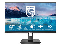 PHILIPS 222S1AE/00 21.5p IPS WLED 1920x1080 16:9 250cd/m2 4ms 75Hz Low Blue Mode 1xHDMI1.4 DP1.2 VGA DVI