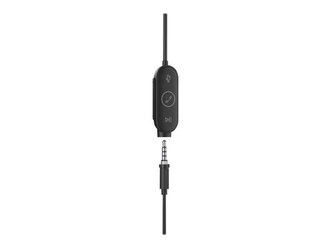 LOGITECH Zone Wired Earbuds Teams - Graphite - EMEA