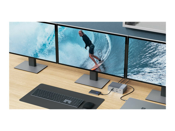 TARGUS HyperDrive Universal GEN2 15-in-1 USB-C Triple Video Docking Station - For MST enabled devices