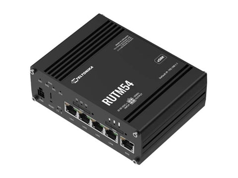 TELTONIKA NETWORKS RUTM54 DUAL SIM 5G/LTE WiFi TELIT router eSIM version