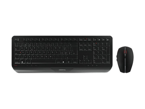 CHERRY GENTIX Wireless Keyboard and Mouse Desktop Black (CH)