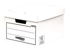FELLOWES General Storage Box White 10PK FSC