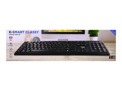 TNB CLASSY Wireless Keyboard Elegant Practical And Compact 105 Comfortable And Silent Keys Very Resistant And Easy To Use