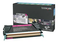 LEXMARK C736,  X736,  X738 cartouche de toner magenta haute capacité 10.000 pages pack de 1 retour programme