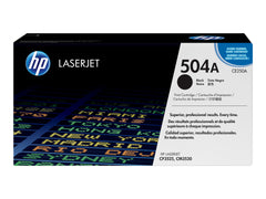 HP 504A original Colour LaserJet Toner cartridge CE250A black standard capacity 5.000 pages 1-pack ColorSphere