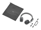 LOGITECH HEADSET - Zone Wireless 2 UC - GRAPHITE TEAMS - 2.4GHZ/BT - EMEA-914 - A00174 A00172 NO STAND