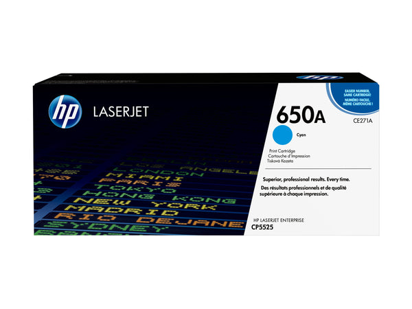 HP original Colour LaserJet CE271A Toner cartridge cyan standard capacity 15.000 pages 1-pack