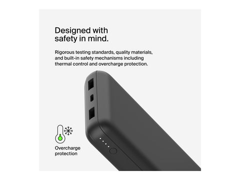BELKIN Powerbank 20000mAh 15 W USB-C et USB-A