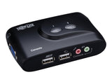 EATON TRIPPLITE 2-Port Compact USB KVM Switch with Audio and Cable