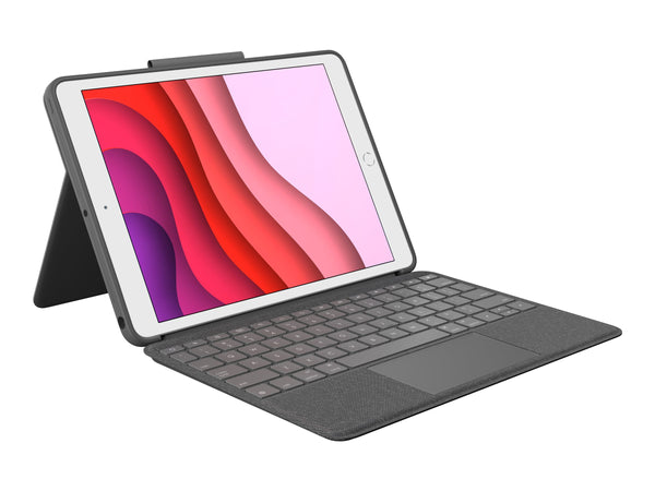 LOGITECH Combo Touch for iPad 7th & 8th generation - Graphite - Fra