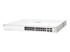 HPE Networking Instant On 1930 24G Class4 PoE 4SFP/SFP+ 195W Switch Commutateur C3 Géré 24 x 10/100/1000 PoE+4 x 1 Gigabit/10 Gb
