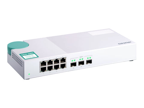 QNAP QSW-308S Eight 1GbE NBASE-T Ports Three 10GbE SFP+ Unmanage Switch