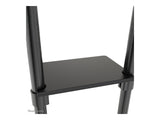 NEOMOUNTS NS-M1250BLACK Support au sol pour écran 37-70p - rotatif - étagère multimédia incluse