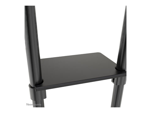 NEOMOUNTS NS-M1250BLACK Support au sol pour écran 37-70p - rotatif - étagère multimédia incluse