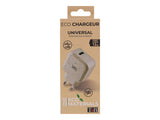 TNB USB Eco-friendly Wall Charger 2.4A Sand