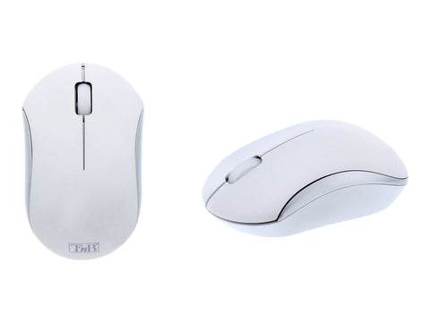 TNB RUBBY Wireless Mouse 1600 Dpi Silent Compact Size Soft Touch Ergonomic Shape Power Mode Saving Auto Link Wireless