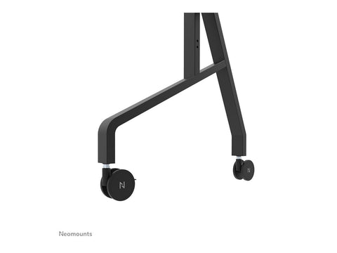 NEOMOUNTS FL50-575BL1 Support au sol mobile pour écran 65-110p - étagère multimédia incluse - installation rapide - TÜV