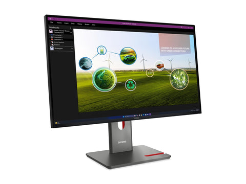 LENOVO ThinkVision P27Q-40 27p 2560x1440 IPS 120Hz Daisy Chain KVM/eKVM USB-C 15W Factory calibrated panel Epeat Gold TCO10