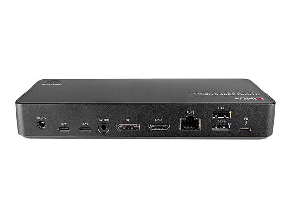 LINDY 2 Port Type C MST KVM Docking Station