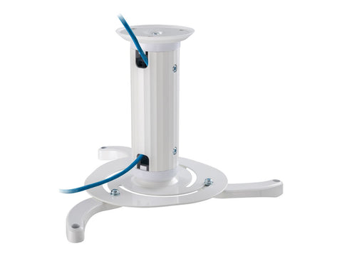 NEOMOUNTS BEAMER-C80WHITE Support de plafond pour vidéoprojecteur - h 13-20 cm - orientable