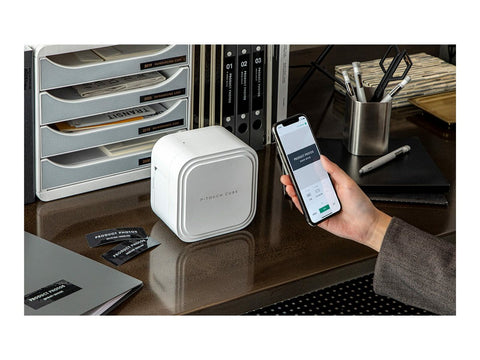 BROTHER P-Touch Cube Pro PT-P910BT Label printer Up to 36mm 360dpi 20mm/sec USB 2.0 Bluetooth 5.0 Cutter white
