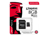 KINGSTON 8Go microSDHC Industrial C10 A1 pSLC Card + SD Adapter