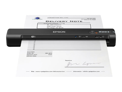 EPSON WorkForce ES-60W Sheetfed scanner Contact Image Sensor CIS A4 600x600dpi 300scans/d USB 2.0 Wi-Fi