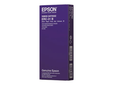 EPSON ERC31B ruban noir 4.500.000 caractères pack de 1