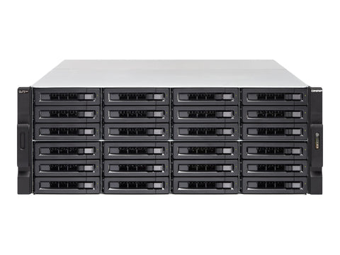 QNAP 24-Bay 4U Rackmount NAS Intel Xeon E-2236 6 cores/12 threads 3.4GHz processor 128Go ECC DDR4 24x2.5p/3.5p SATA