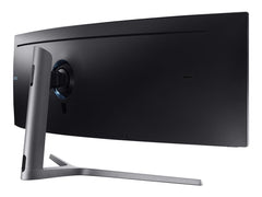 SAMSUNG C49HG90DMU 49in 32:9 Curved 1800R 3840x1080 VA QLED HDR 1ms MPRT 144Hz HDMIx2 DP Dual hinge height adj stand VESA