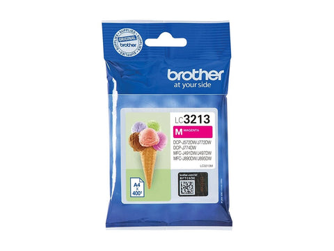 BROTHER LC3213M 400-page high-capacity magenta ink cartridge