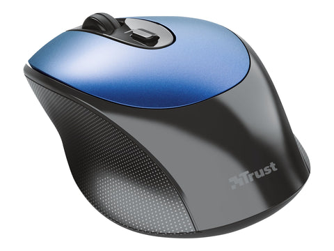 TRUST Souris sans fil ZAYA rechargeable - Bleue