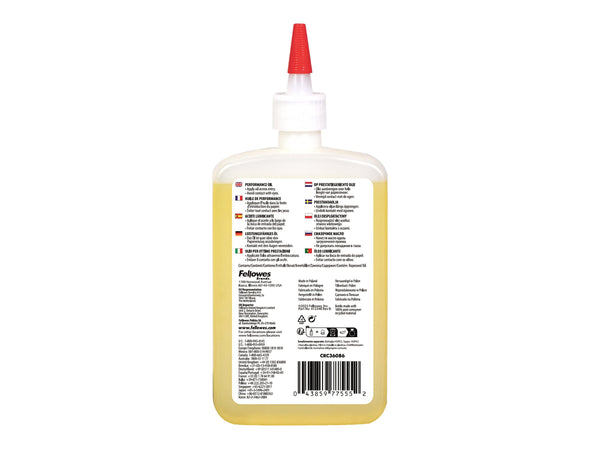 FELLOWES Powershred bottled lubricant 355ml