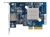QNAP QXG-10G1T Single-port 10Gbase-T 10GbE network expansion card PCIe Gen3 x4 Low-profile bracket pre-loaded Low-profile flat