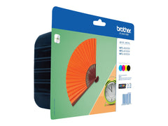 BROTHER LC-129XLVALBP cartouche d encre noir et tricolore capacité standard bk: 2.400 cl: 1.200 pages 1-pack blister sans alarme