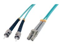 MCL ST/LC Multimode duplex 50/125 OM3 optical fiber - 3m